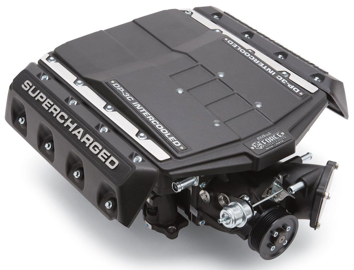 Edelbrock E-Force Supercharger Kit, Stage 1 Street Systems 690 HP ED1586