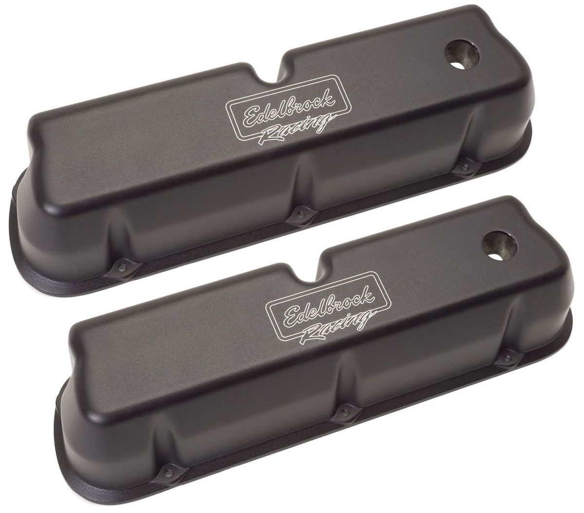 Edelbrock Victor Series Valve Covers - Black Finish ED41263