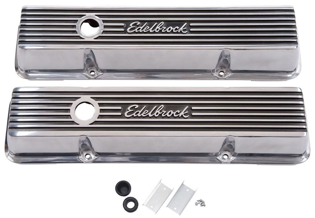 Edelbrock Elite 2 Series Tall Valve covers - Polished ED4263