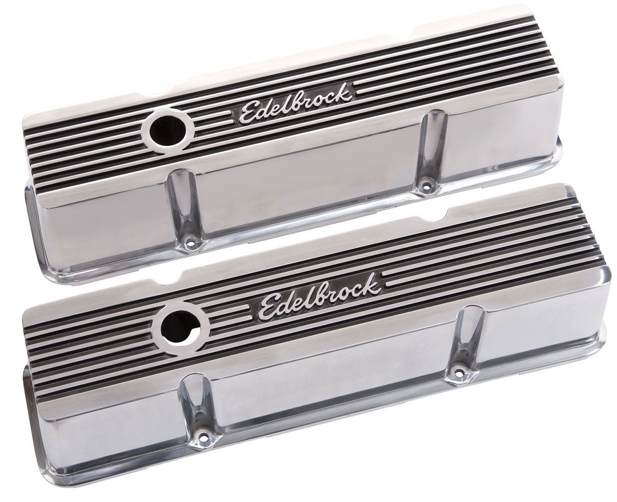 Edelbrock Elite 2 Series Tall Valve covers - Polished ED4263