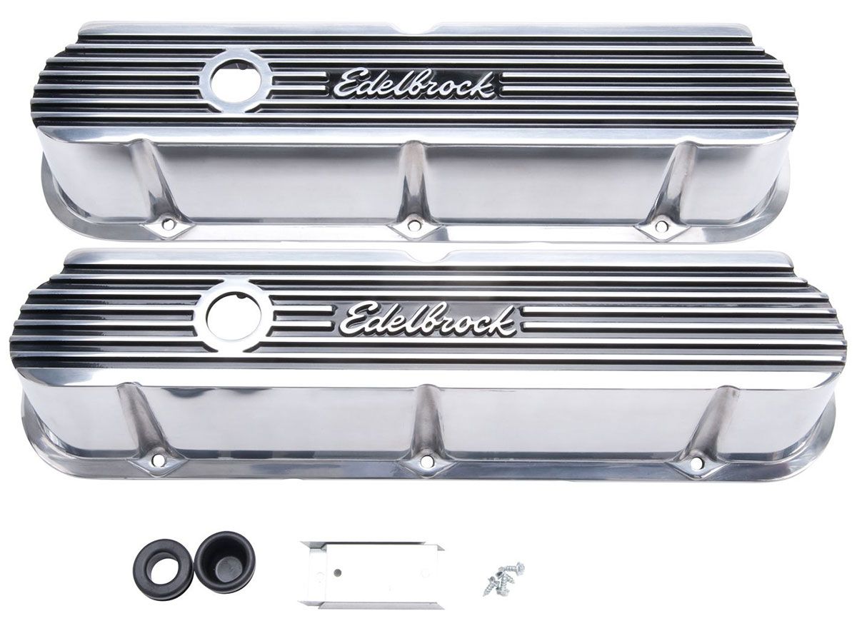 Edelbrock Elite 2 Series Tall Valve covers - Polished ED4264