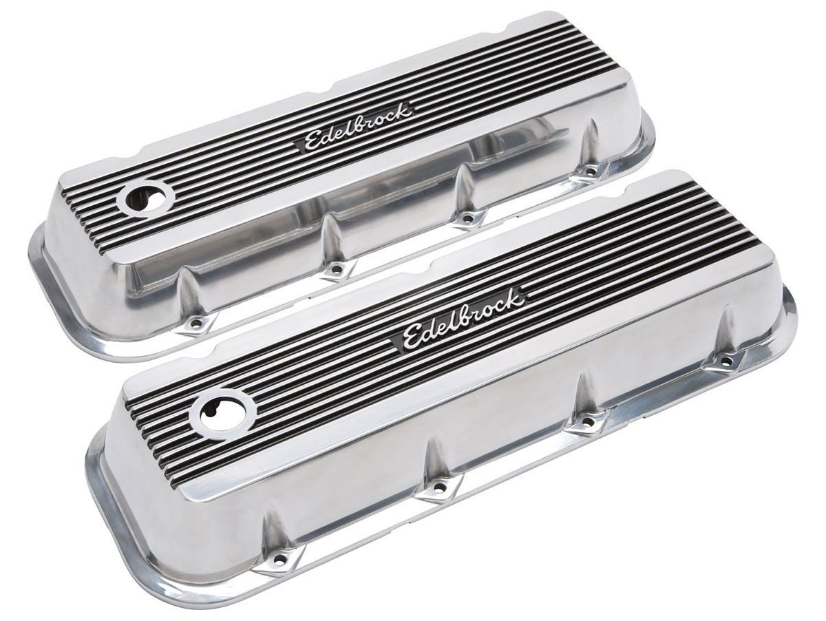 Edelbrock Elite 2 Series Tall Valve covers - Polished ED4275