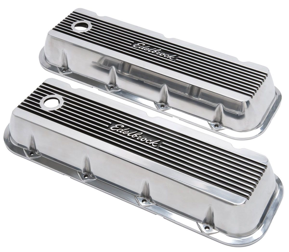 Edelbrock Elite 2 Series Tall Valve covers - Polished ED4275