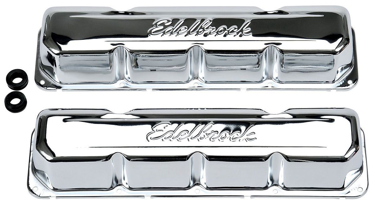 Edelbrock Signature Series Chrome Valve Covers ED4431