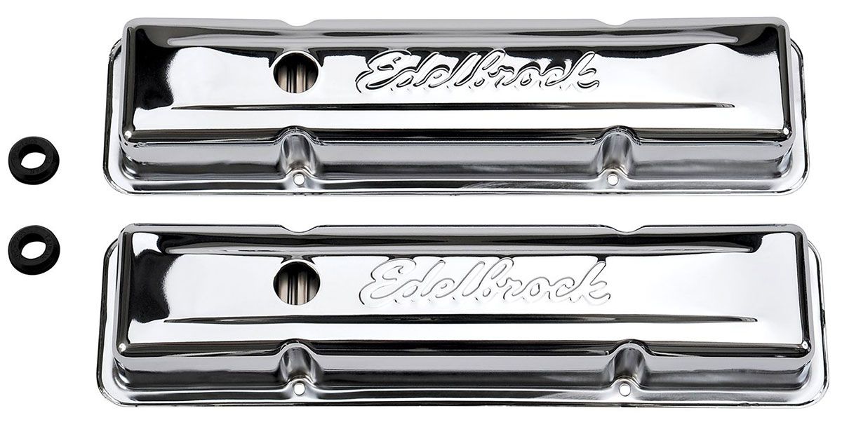 Edelbrock Signature Series Chrome Valve Covers ED4449