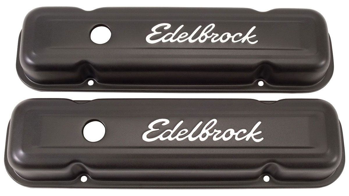 Edelbrock Signature Series Black Valve Covers ED4453