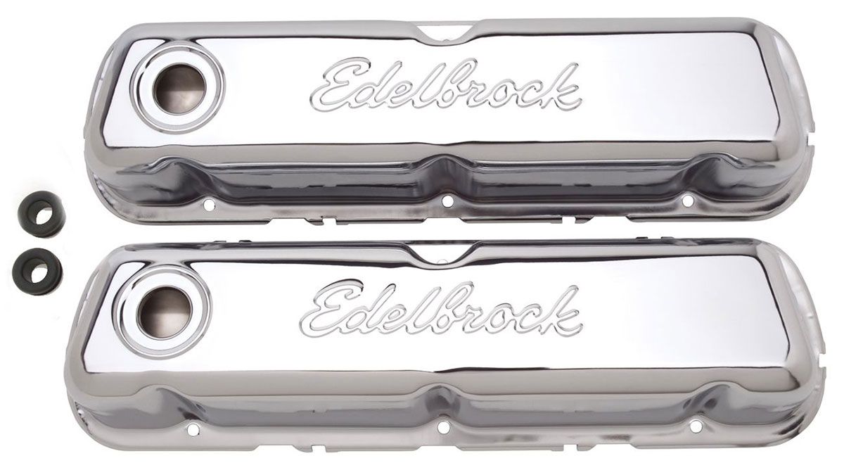 Edelbrock Signature Series Chrome Valve Covers ED4460