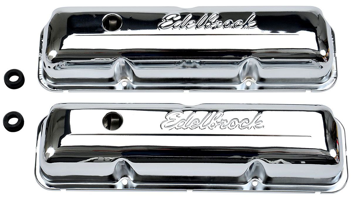 Edelbrock Signature Series Chrome Valve Covers ED4462