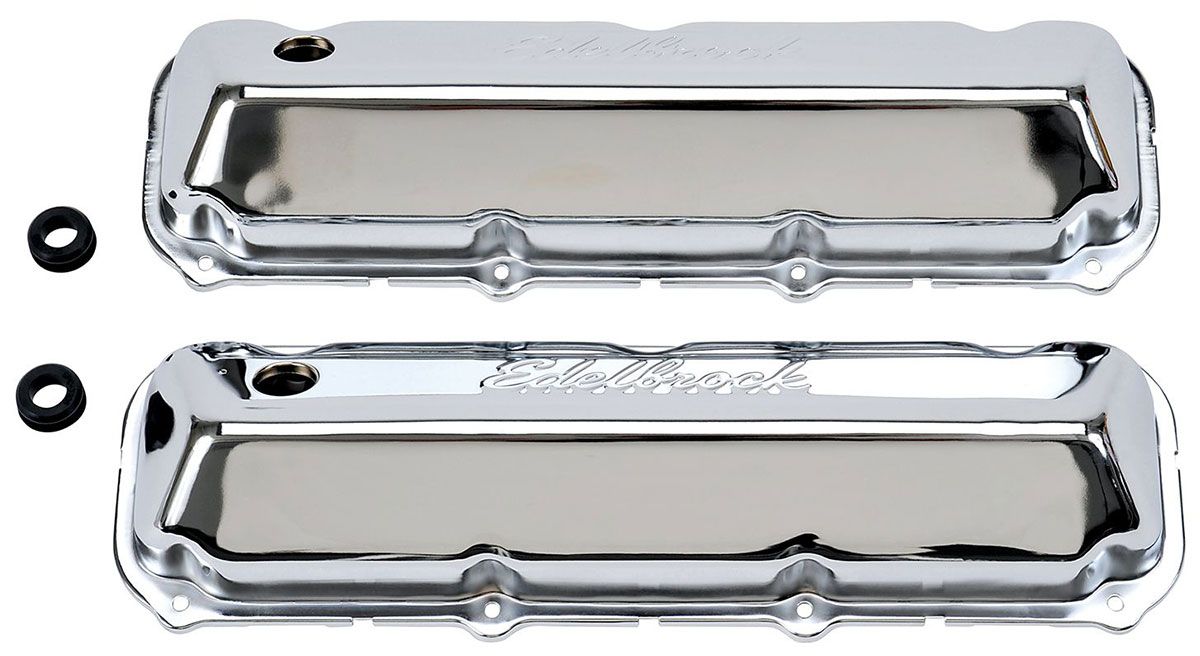 Edelbrock Signature Series Chrome Valve Covers ED4463