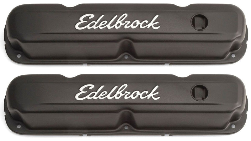 Edelbrock Signature Series Black Valve Covers ED4473