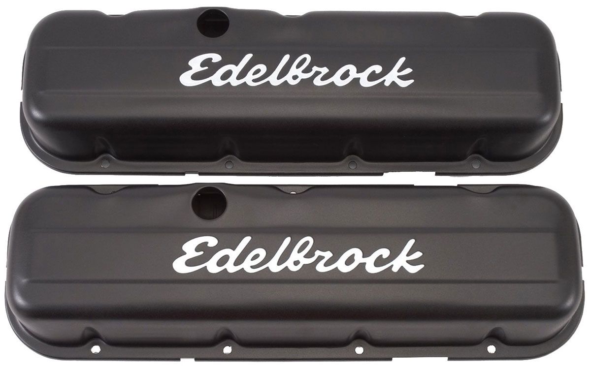 Edelbrock Signature Series Black Valve Covers ED4483