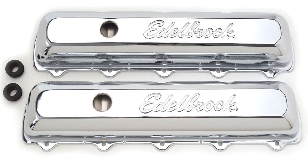 Edelbrock Signature Series Chrome Valve Covers ED4485