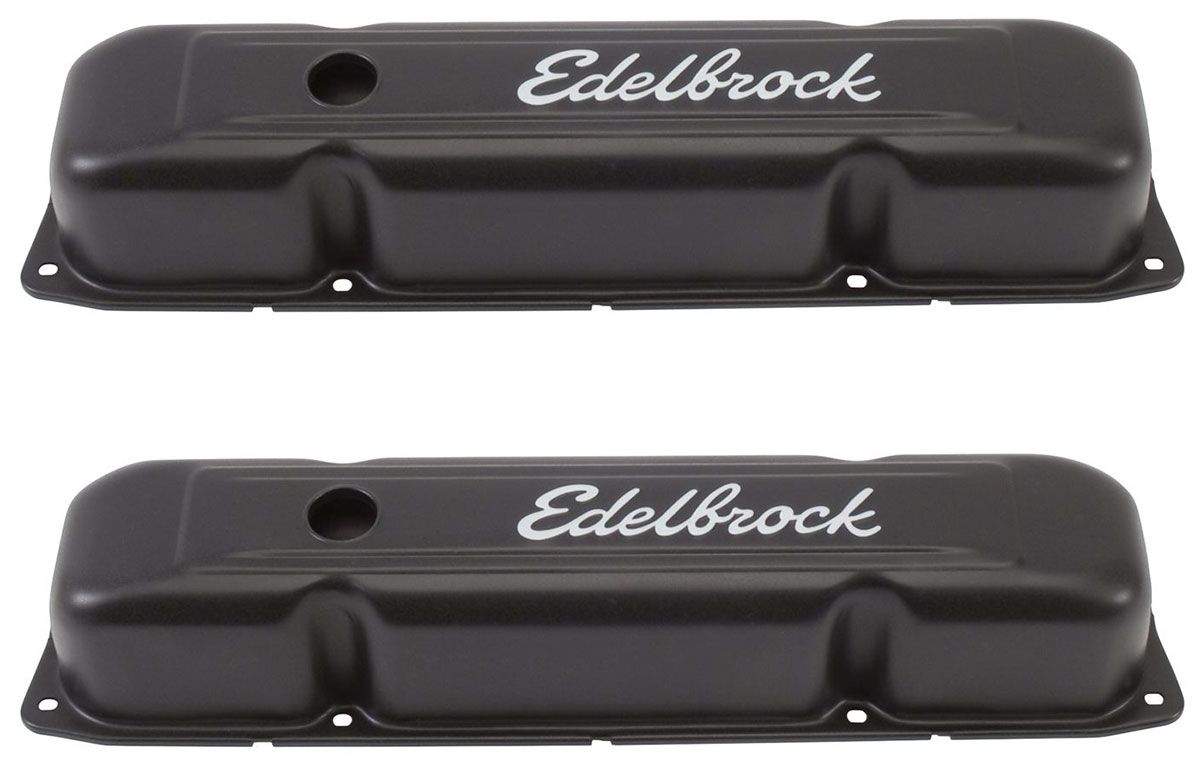 Edelbrock Signature Series Black Valve Covers ED4493