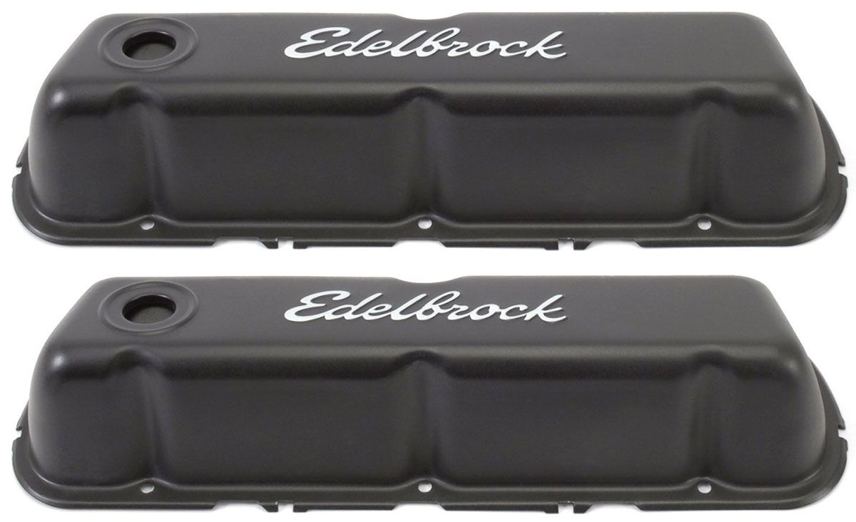 Edelbrock Signature Series Black Valve Covers ED4603