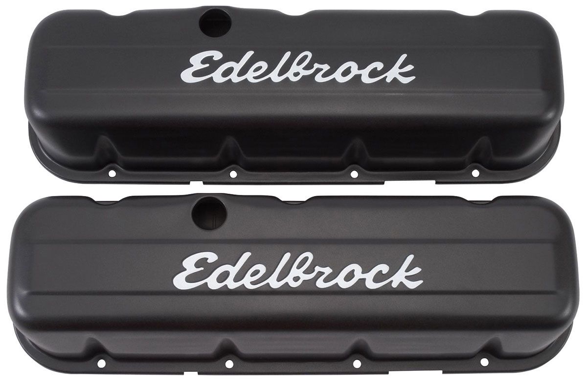 Edelbrock Signature Series Black Valve Covers ED4683