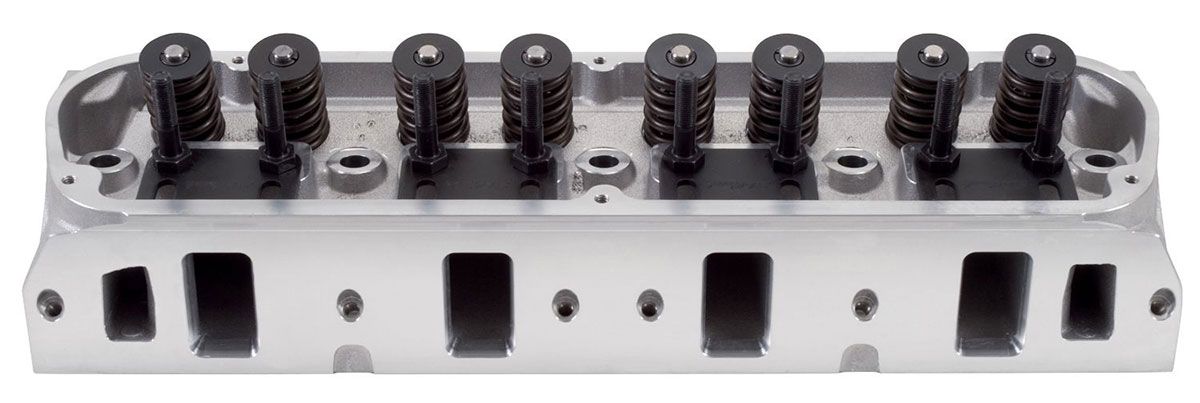 Edelbrock E-Street Cylinder Heads - Pair - Complete ED5025