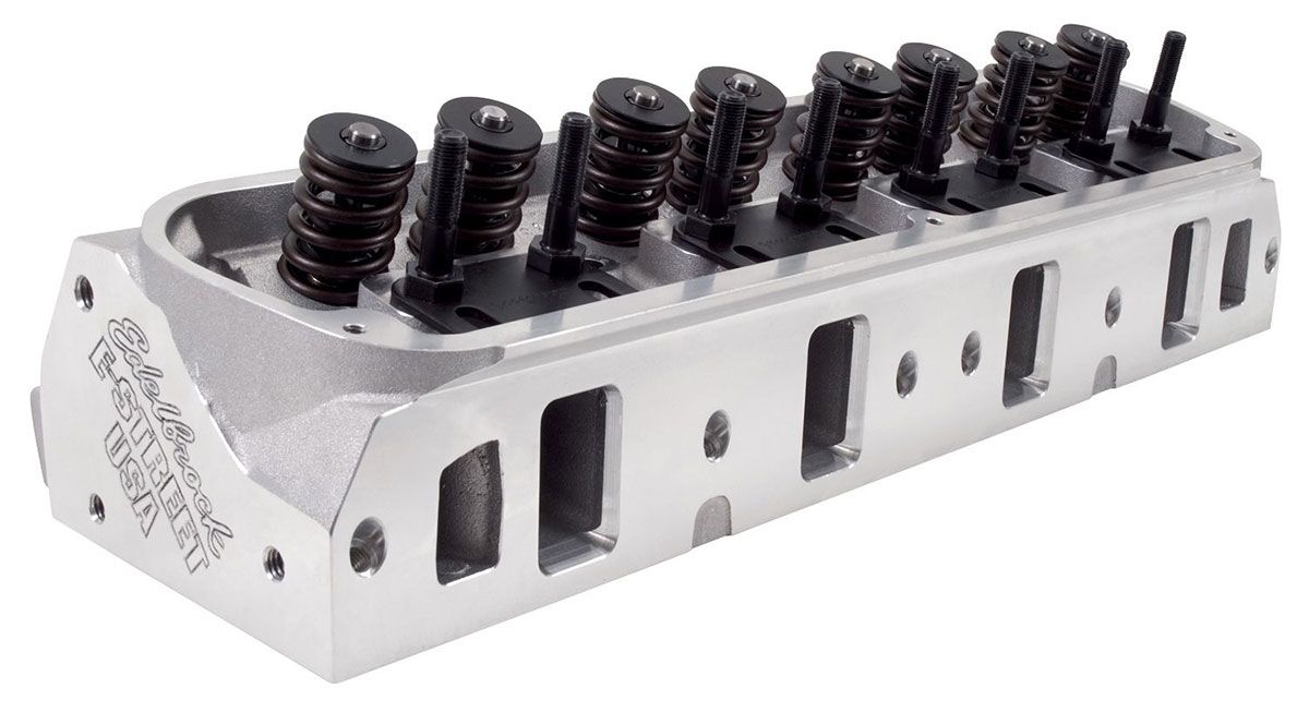 Edelbrock E-Street Cylinder Heads - Pair - Complete ED5025