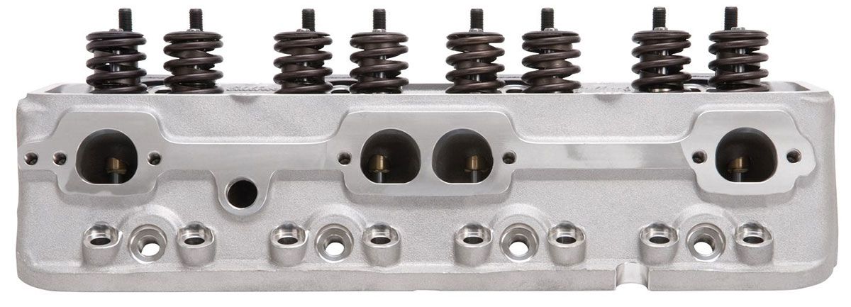 Edelbrock E-Street 185 Cylinder Heads - Pair - Complete ED5073