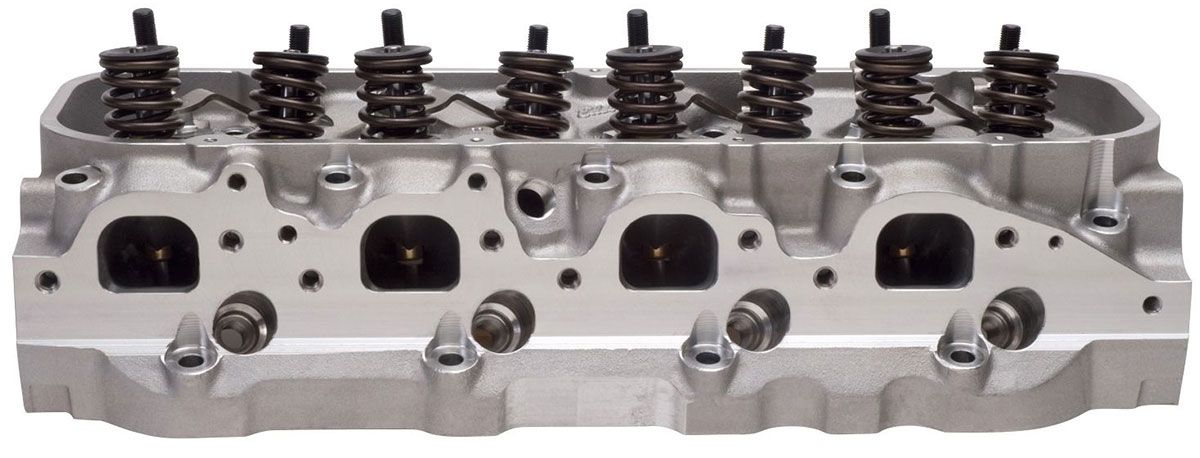 Edelbrock Performer RPM 454 Rectangle Port Cylinder Heads - Single - Complete ED60559