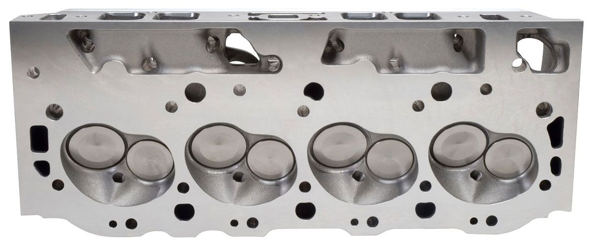 Edelbrock Performer RPM 454 Rectangle Port Cylinder Heads - Single - Complete ED60559