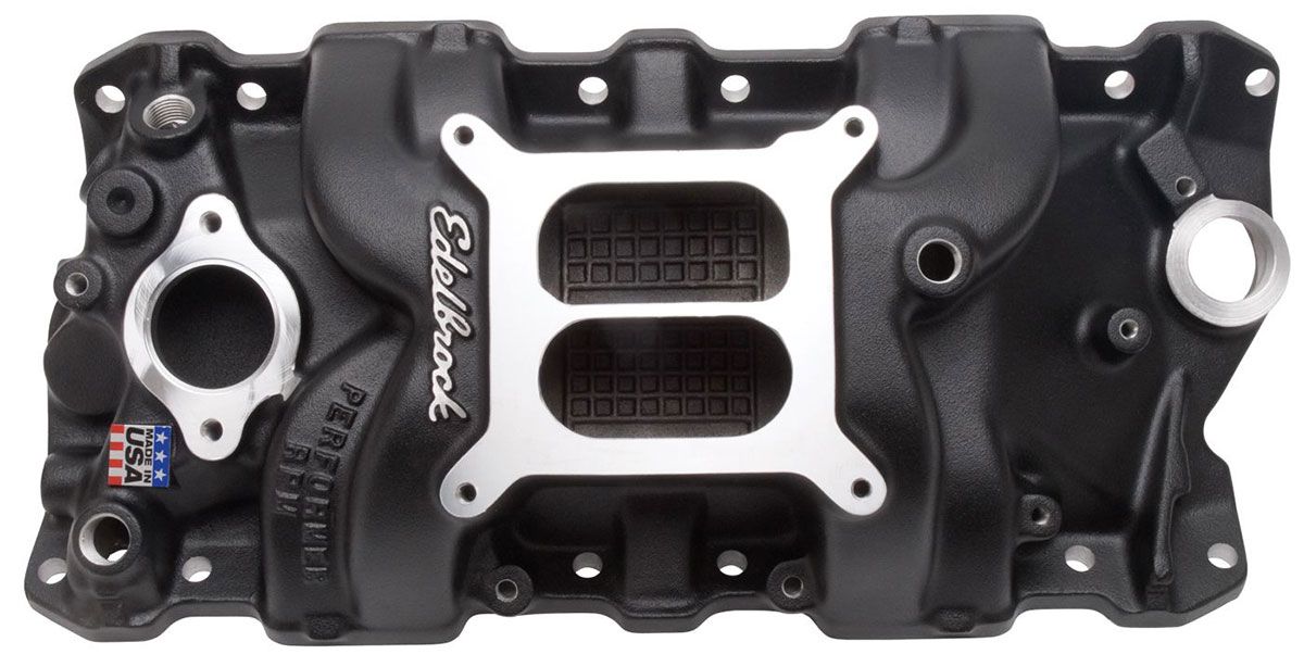 Edelbrock Performer RPM Intake Manifold - Black finish ED71013