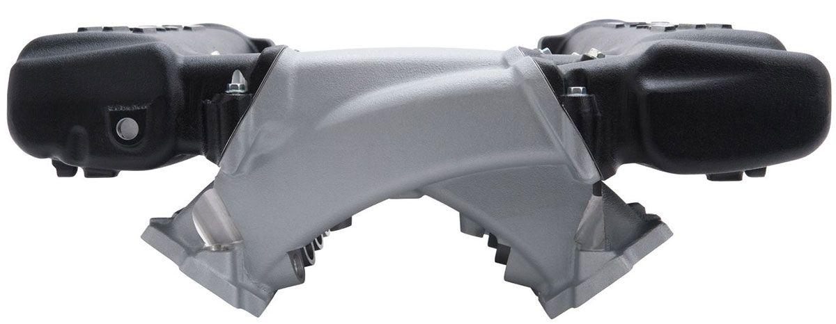 Edelbrock Cross-Ram Intake Manifold - Black Finish ED71413