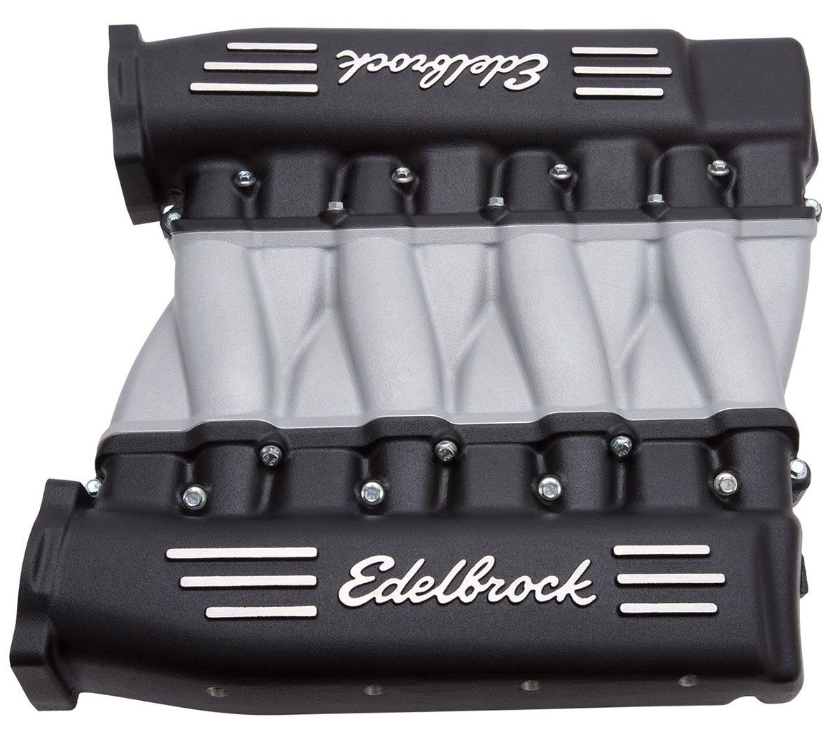 Edelbrock Cross-Ram Intake Manifold - Black Finish ED71413