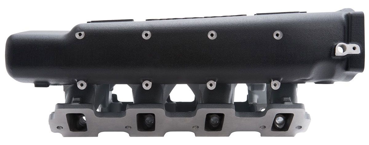 Edelbrock Cross-Ram Intake Manifold - Black Finish ED71413