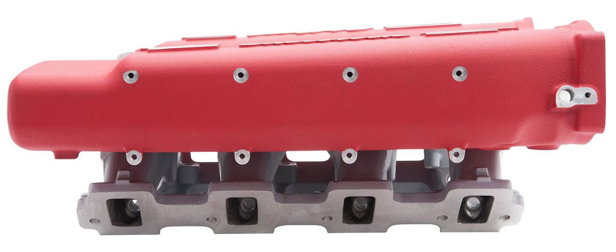 Edelbrock Cross-Ram Intake Manifold - Red Finish ED7141