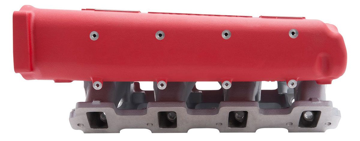 Edelbrock Cross-Ram Intake Manifold - Red Finish ED7141