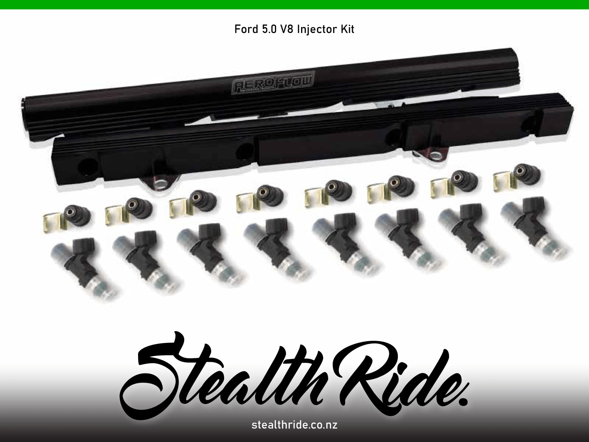 Ford 5.0L EFI V8 Fuel Rail kit with 1000CC Bosch Injectors