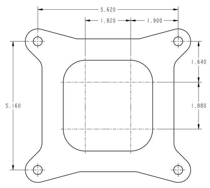 Holley 600 CFM 4-Barrel Street Carburettor (Silver) HO0-1850S