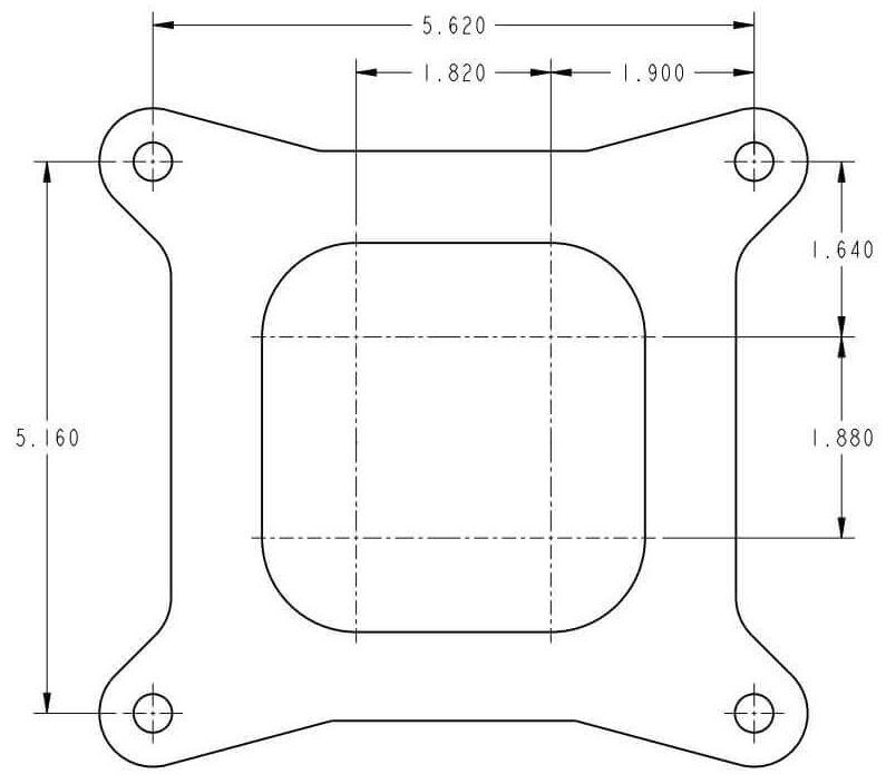 Holley 600 CFM 4-Barrel Street/Strip Carburettor - Classic Finish HO0-4776C