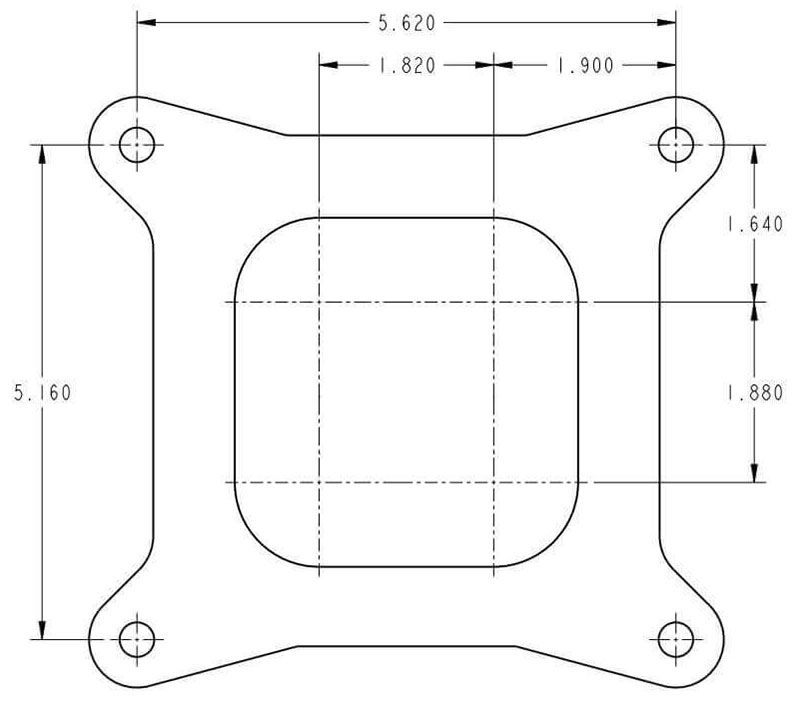 Holley 650 CFM 4-Barrel Street/Strip Carburettor - Classic Finish HO0-4777C