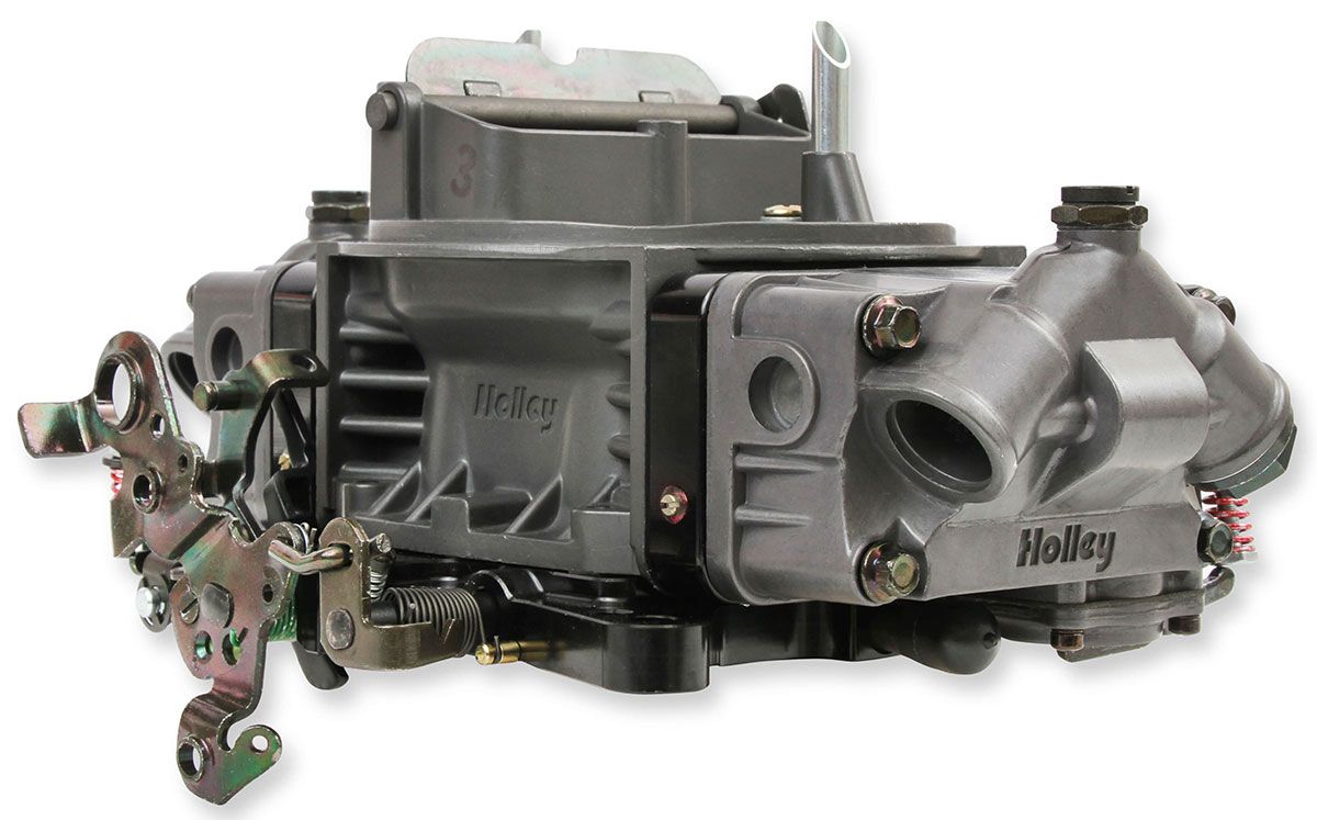 Holley 650 CFM Ultra Double Pumper 4-Barrel Carburettor - Hard Core Grey HO0-76650HB