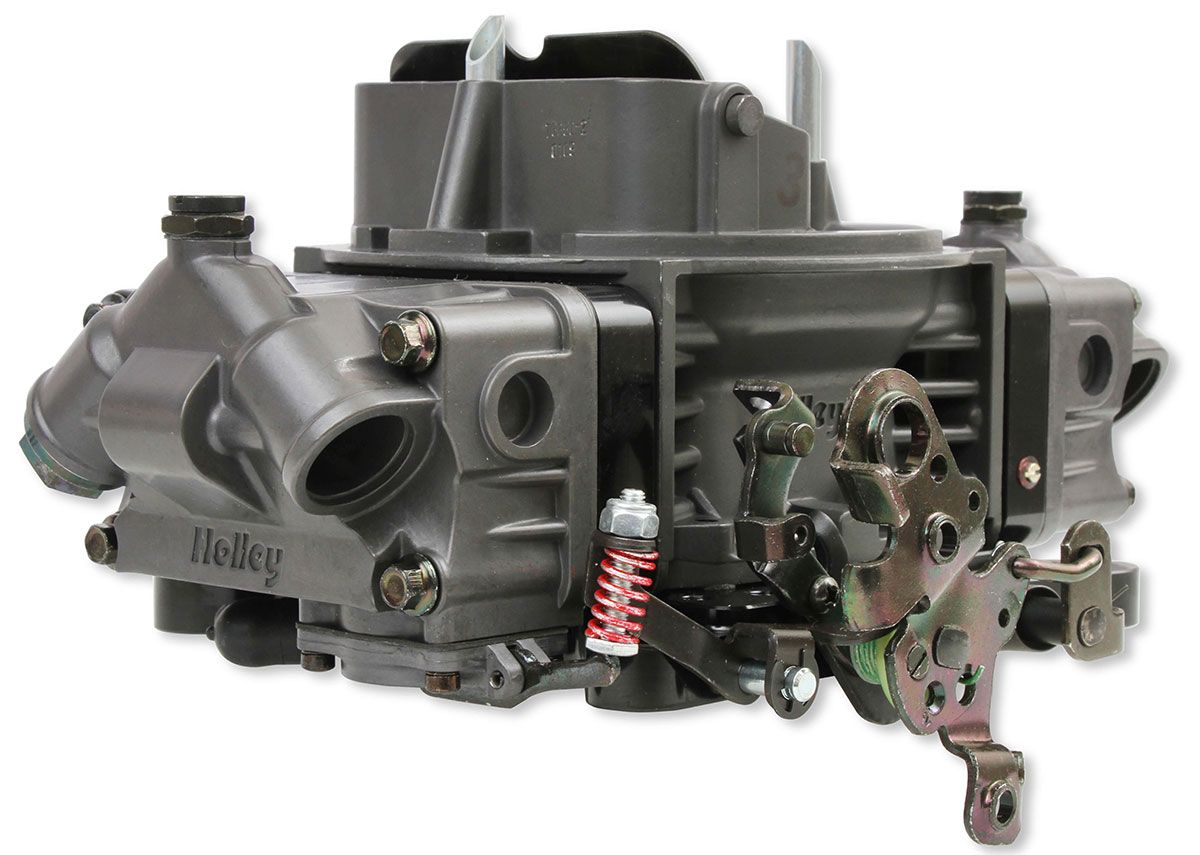 Holley 650 CFM Ultra Double Pumper 4-Barrel Carburettor - Hard Core Grey HO0-76650HB