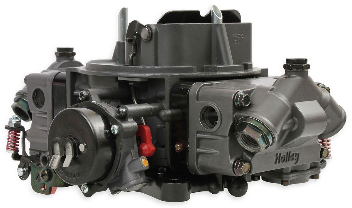 Holley 650 CFM Ultra Double Pumper 4-Barrel Carburettor - Hard Core Grey HO0-76650HB