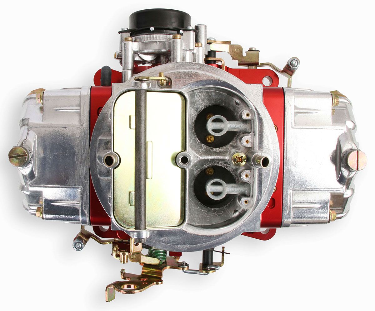 Holley 650 CFM Ultra Double Pumper 4-Barrel Carburettor - Red