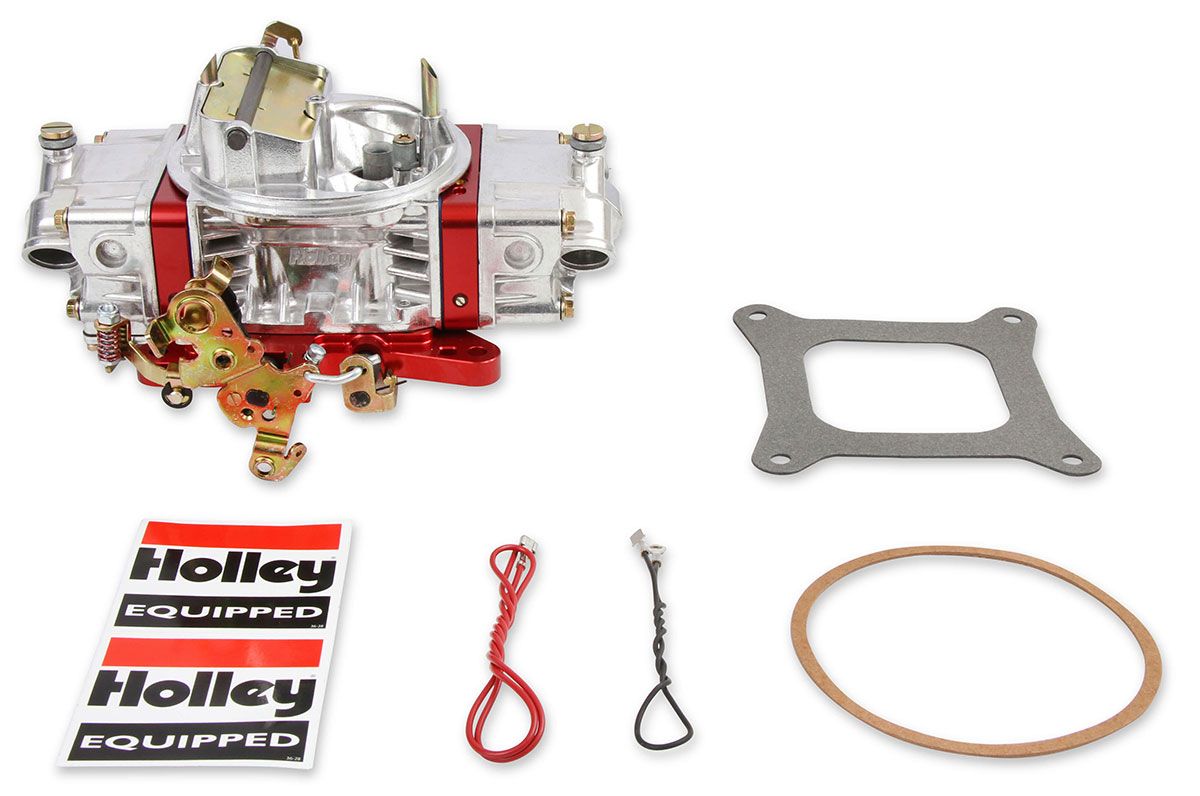 Holley 650 CFM Ultra Double Pumper 4-Barrel Carburettor - Red