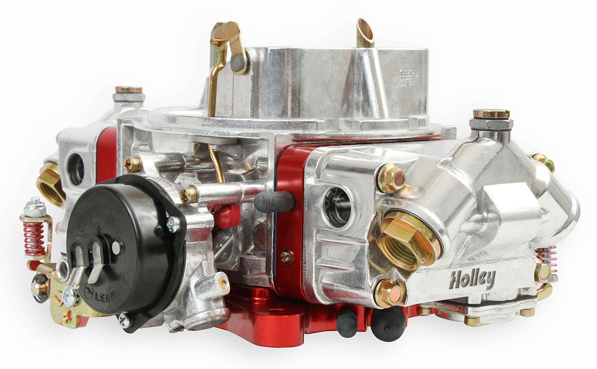 Holley 650 CFM Ultra Double Pumper 4-Barrel Carburettor - Red