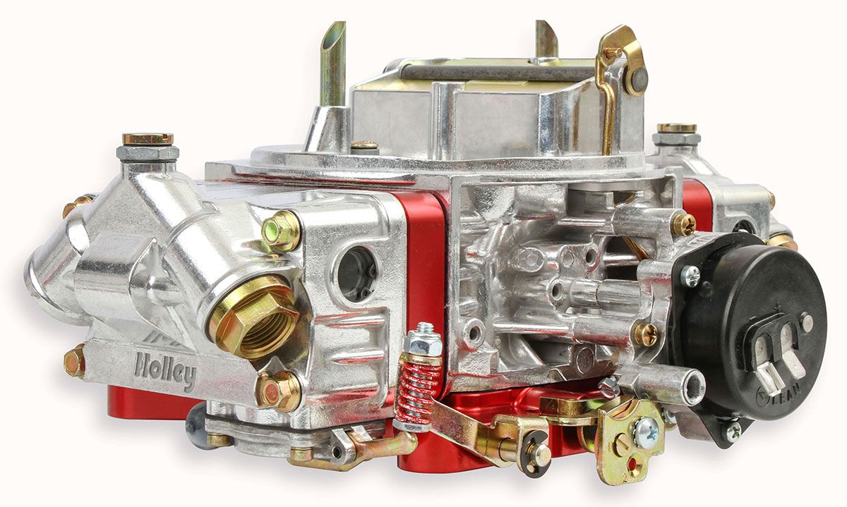 Holley 650 CFM Ultra Double Pumper 4-Barrel Carburettor - Red