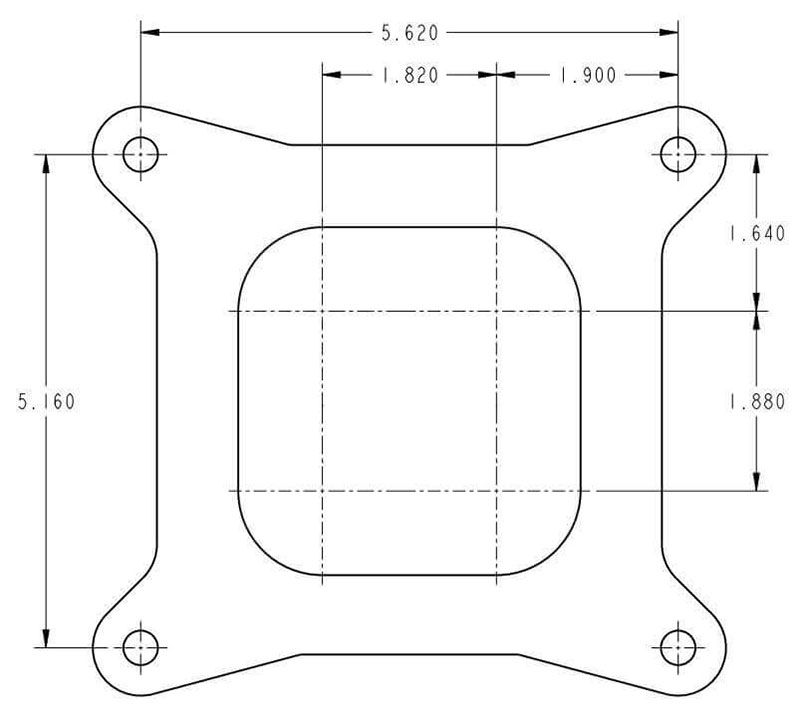 Holley 390 CFM 4-Barrel Street Carburettor HO0-8007