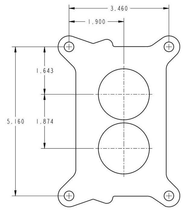 Holley 350 CFM 2-Barrel Street Avenger Carburettor HO0-80350