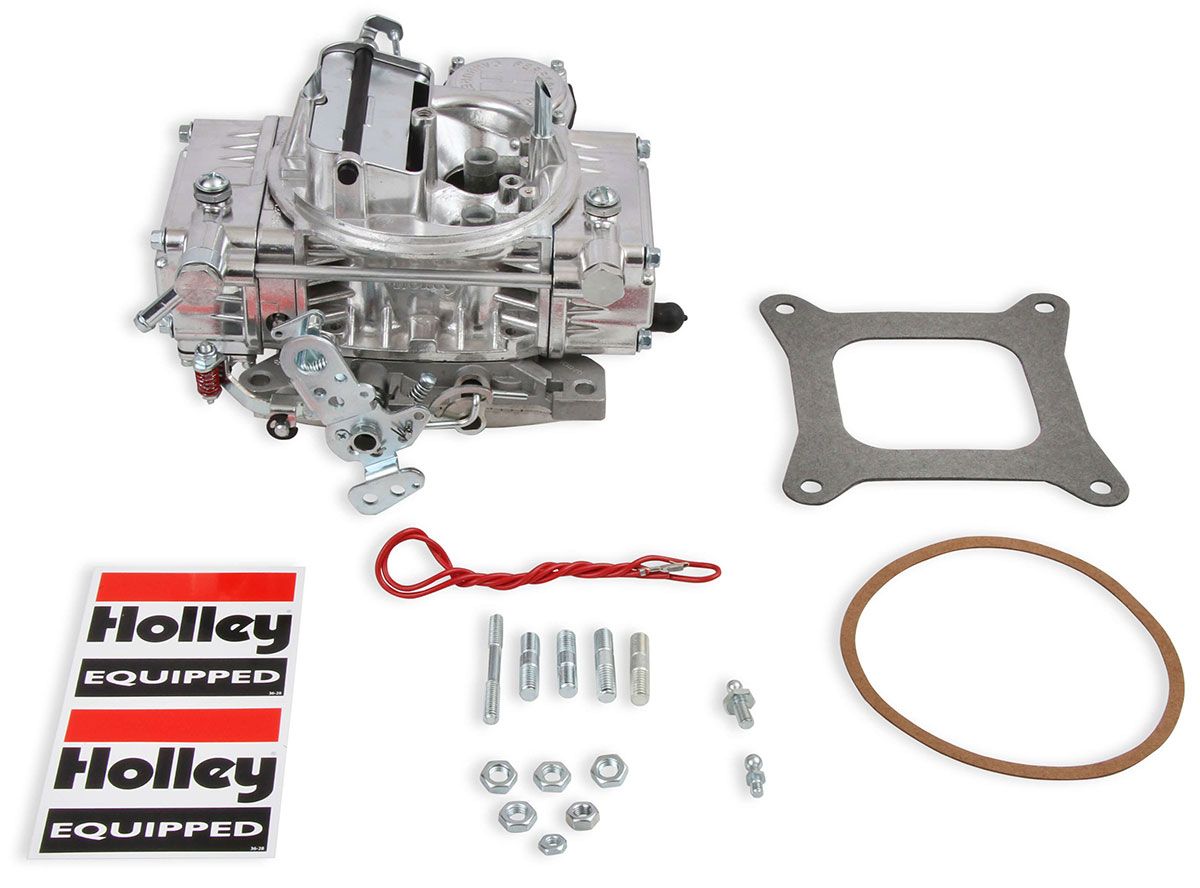 Holley 600 CFM 4-Barrel Street Carburettor - Shiny Finish HO0-80457S