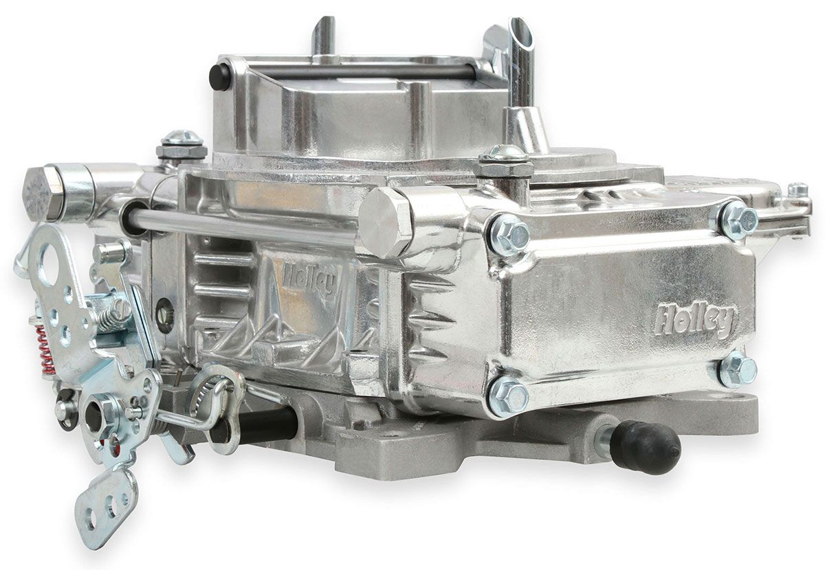 Holley 600 CFM 4-Barrel Street Carburettor - Shiny Finish HO0-80457S