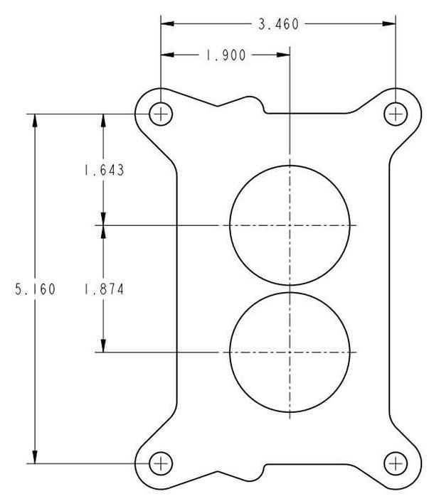 Holley 500 CFM 2-Barrel Street Avenger Carburettor HO0-80500