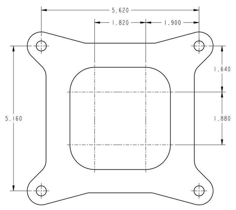 Holley 750 CFM 4-Barrel HP Series Race Carburettor - Methanol HO0-80535-1