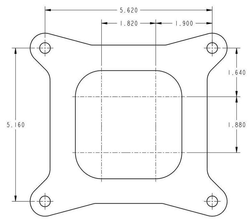 Holley 570 CFM 4-Barrel Carburettor HO0-81570