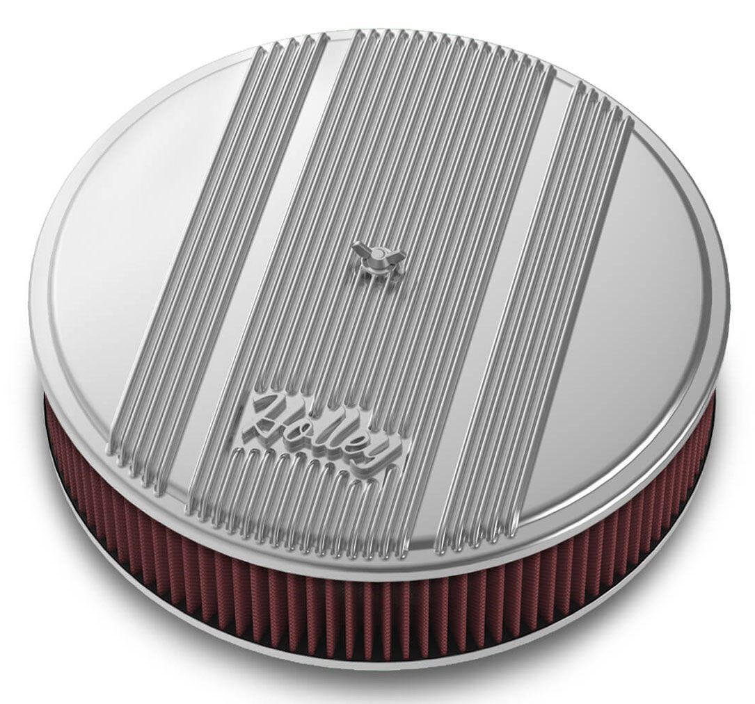 Holley Vintage Series Finned Aluminium Air Cleaner HO120-151