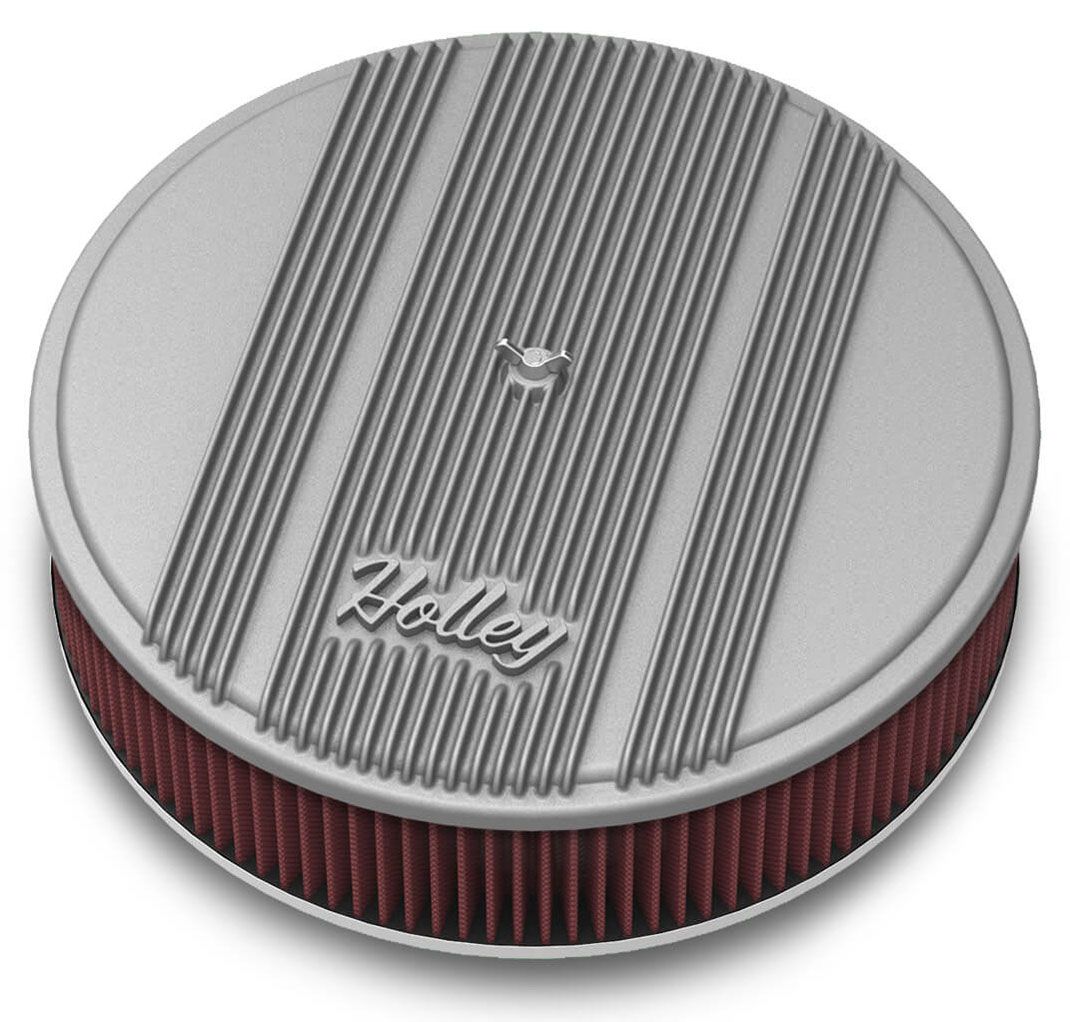 Holley Vintage Series Finned Aluminium Air Cleaner HO120-160